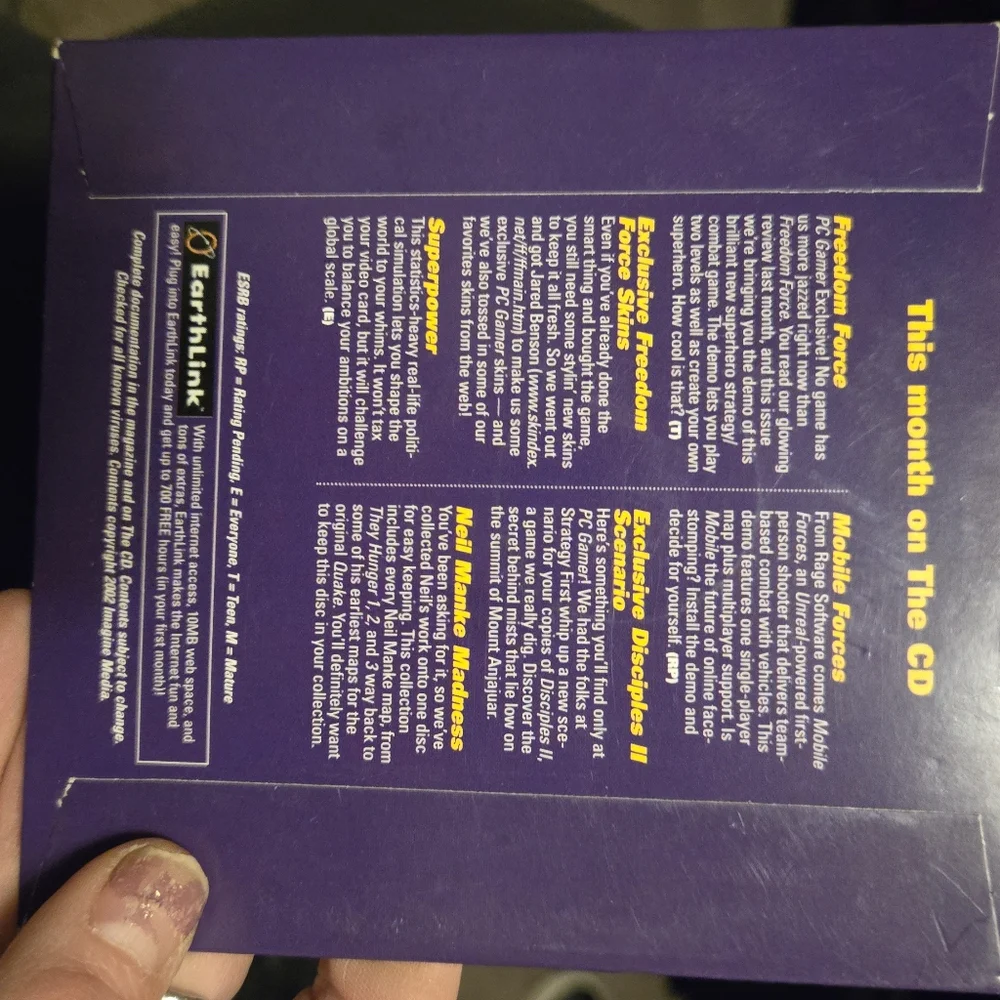 Freedom Force PC Game Disc